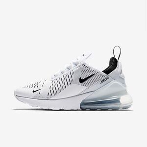 Nike Air Max 270 White and Black Sneakers